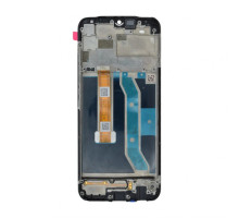 Дисплей (LCD) для Realme C25, C25s, Narzo 50A з тачскріном та рамкою black (IPS) High Quality TPS-2710000364214 2710000364214
