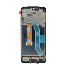 Дисплей (LCD) для Realme C25, C25s, Narzo 50A з тачскріном та рамкою black (IPS) High Quality TPS-2710000364214 2710000364214