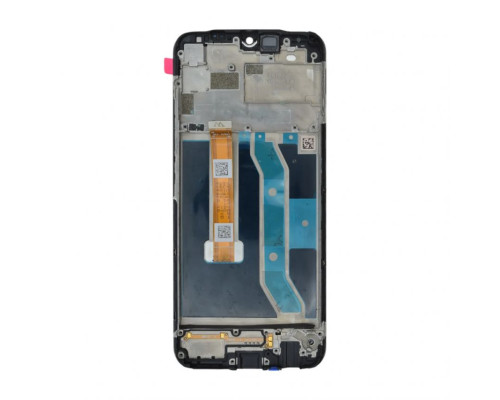 Дисплей (LCD) для Realme C25, C25s, Narzo 50A з тачскріном та рамкою black (IPS) High Quality TPS-2710000364214 2710000364214