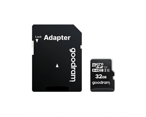 Карта пам'яті Goodram MicroSDHC 32GB Class 10 UHS-I + SD-адаптер (M1AA-0320R12) TPS-2710000364450 2710000364450