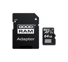 Карта пам'яті Goodram MicroSDHC 64GB Class 10 UHS-I + SD-адаптер (M1AA-0640R12) TPS-2710000365143 2710000365143