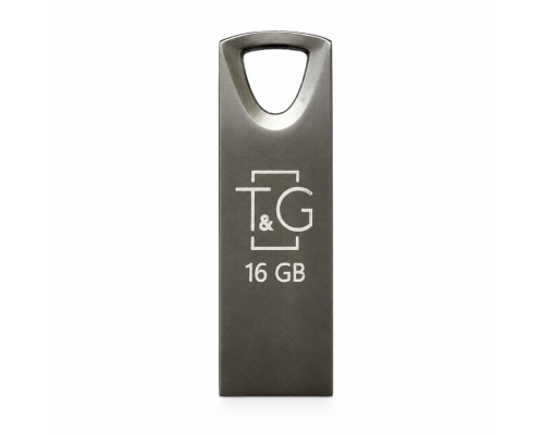 Флеш-пам'ять USB T&G Metal 16GB USB 2.0 (117) black TPS-2710000365938 2710000365938