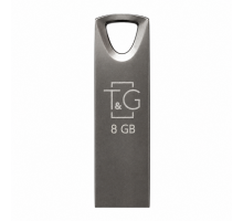 Флеш-пам'ять USB T&G Metal 8GB USB 2.0 (117) black TPS-2710000365969 2710000365969