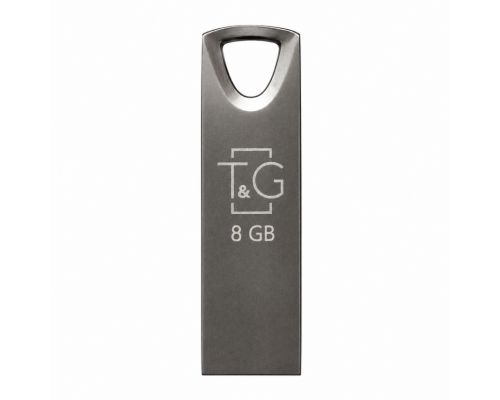Флеш-пам'ять USB T&G Metal 8GB USB 2.0 (117) black TPS-2710000365969 2710000365969