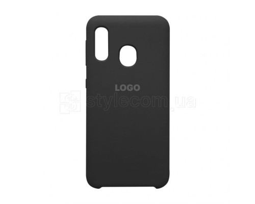 Чохол Original Silicone для Samsung Galaxy A20e/A202 (2019) black (18) TPS-2710000186885 2710000186885