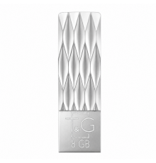 Флеш-пам'ять USB T&G Metal 8GB USB 2.0 (103) з ромбами silver TPS-2710000367833 2710000367833