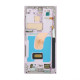 Дисплей (LCD) для Samsung Galaxy S23 Ultra 5G/S918 (2023) з тачскріном та рамкою violet (IPS) High Quality TPS-2710000368007 2710000368007