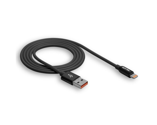 Кабель USB WALKER C725 Lightning black TPS-2710000162131