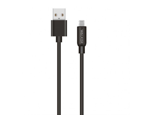 Кабель USB WALKER C725 Lightning black