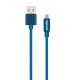 Кабель USB WALKER C725 Lightning dark blue TPS-2710000162148