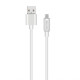 Кабель USB WALKER C725 Lightning white TPS-2710000162162