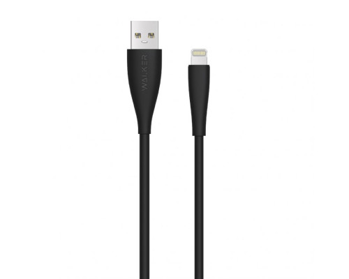 Кабель USB WALKER C305 Lightning black TPS-2710000161769