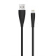 Кабель USB WALKER C305 Lightning black TPS-2710000161769