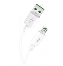 Кабель USB XO NB119 Micro Quick Charge 5A white TPS-2710000188728