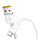 Кабель USB XO NB120 Type-C Quick Charge 5A white