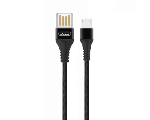 Кабель USB XO NB118 Micro Quick Charge 2.1A black TPS-2710000188742