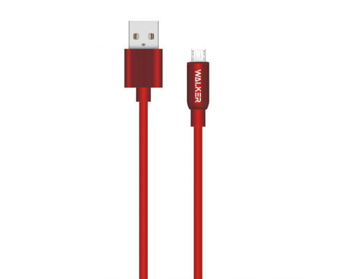 Кабель USB WALKER C725 Micro red TPS-2710000162193