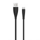 Кабель USB WALKER C305 Micro black TPS-2710000161783