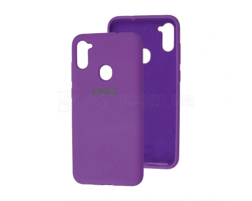 Чохол Original Silicone для Samsung Galaxy A11/A115 (2020) violet (36) TPS-2710000195283 2710000195283