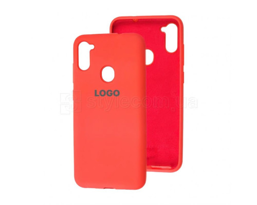Чохол Original Silicone для Samsung Galaxy A11/A115 (2020) red (14) TPS-2710000195276 2710000195276
