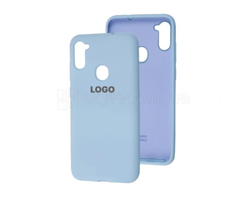Чохол Original Silicone для Samsung Galaxy A11/A115 (2020) light blue (05) TPS-2710000195290 2710000195290