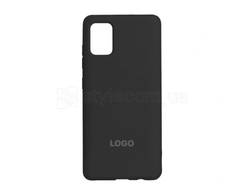Чохол Original Silicone для Samsung Galaxy A41/A415 (2020) black (18) TPS-2710000195306 2710000195306