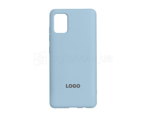 Чохол Original Silicone для Samsung Galaxy A41/A415 (2020) light blue (05) TPS-2710000195337