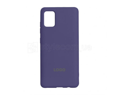 Чохол Original Silicone для Samsung Galaxy A41/A415 (2020) violet (36) TPS-2710000195320