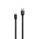 Кабель USB WALKER C755 Lightning black TPS-2710000162223