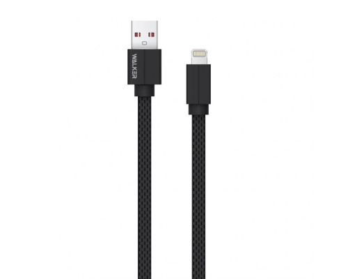 Кабель USB WALKER C755 Lightning black TPS-2710000162223