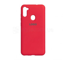 Чохол Original Silicone для Samsung Galaxy M11/M115 (2020) red (14) TPS-2710000195399