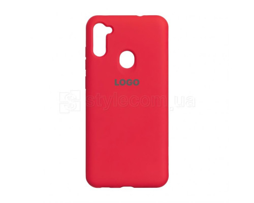 Чохол Original Silicone для Samsung Galaxy M11/M115 (2020) red (14) TPS-2710000195399