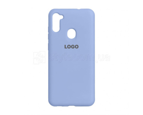 Чохол Original Silicone для Samsung Galaxy M11/M115 (2020) light blue (05) TPS-2710000195412