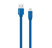 Кабель USB WALKER C755 Lightning blue TPS-2710000162230