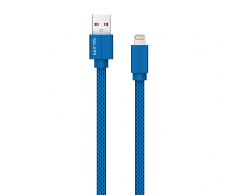 Кабель USB WALKER C755 Lightning blue TPS-2710000162230