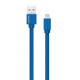 Кабель USB WALKER C755 Lightning blue TPS-2710000162230