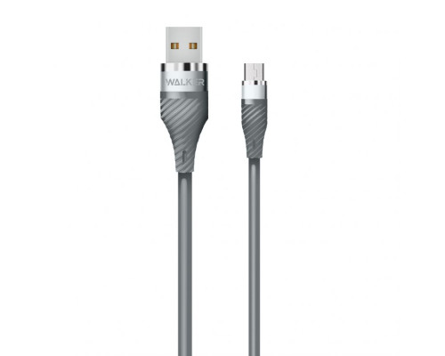 Кабель USB WALKER C735 Micro grey TPS-2710000189817