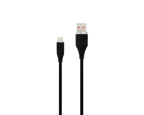 Кабель USB WALKER C735 Lightning black TPS-2710000189848