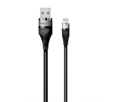 Кабель USB WALKER C735 Lightning black TPS-2710000189848