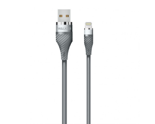 Кабель USB WALKER C735 Lightning grey TPS-2710000189855