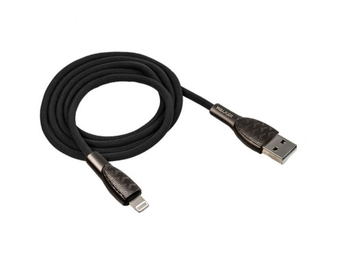 Кабель USB WALKER C910 Lightning black TPS-2710000189954