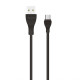 Кабель USB WALKER C565 Micro black TPS-2710000189190