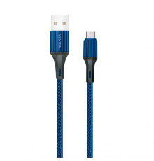 Кабель USB WALKER C705 Micro dark blue TPS-2710000189718