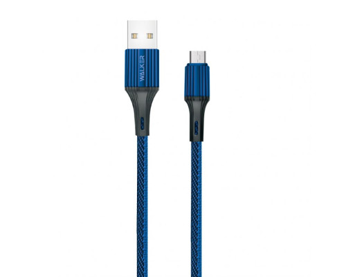 Кабель USB WALKER C705 Micro dark blue TPS-2710000189718