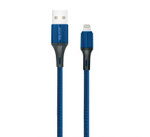 Кабель USB WALKER C705 Lightning dark blue TPS-2710000189749