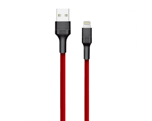 Кабель USB WALKER C575 Lightning red