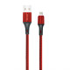 Кабель USB WALKER C705 Lightning red TPS-2710000189756