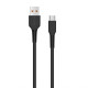 Кабель USB WALKER C315 Micro black TPS-2710000190424