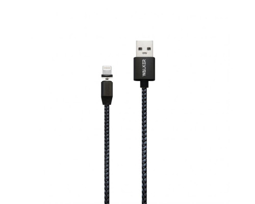 Кабель USB WALKER C590 Lightning Magnetic black TPS-2710000190486