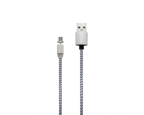 Кабель USB WALKER C590 Micro Magnetic grey TPS-2710000190479